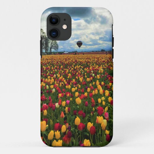オレゴンのチューリップファーム Case-Mate iPhoneケース (裏面)