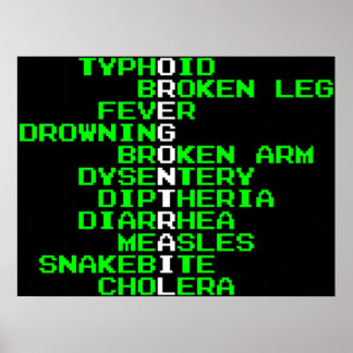 オレゴンのトレイル – 西で死ぬ方法 ポスター