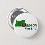 オレゴンのフィルムおよびTVボタン 缶バッジ (正面&裏面)