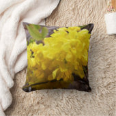 オレゴンのブドウの花イエローワイルドフラワー クッション (ブランケット)