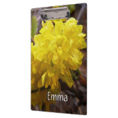 オレゴンのブドウの花イエローワイルドフラワー クリップボード (左)