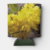 オレゴンのブドウの花イエローワイルドフラワー 缶クーラー (正面)