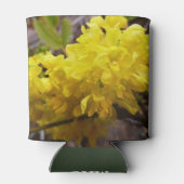 オレゴンのブドウの花イエローワイルドフラワー 缶クーラー (裏面)