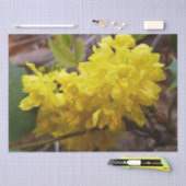 オレゴンのブドウの花イエローワイルドフラワー 薄葉紙 (クラフト)