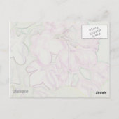 オレゴンのライラック ポストカード (裏面)