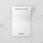 オレゴンの入り江 サンキューカード (内部)