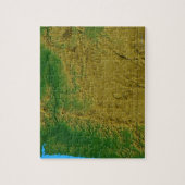 オレゴンの地図 ジグソーパズル (縦)