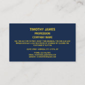 オレゴンの封印、オレゴンの封印 名刺 (裏面)