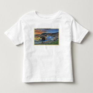 オレゴンの岬サンSabastianの日没 トドラーTシャツ