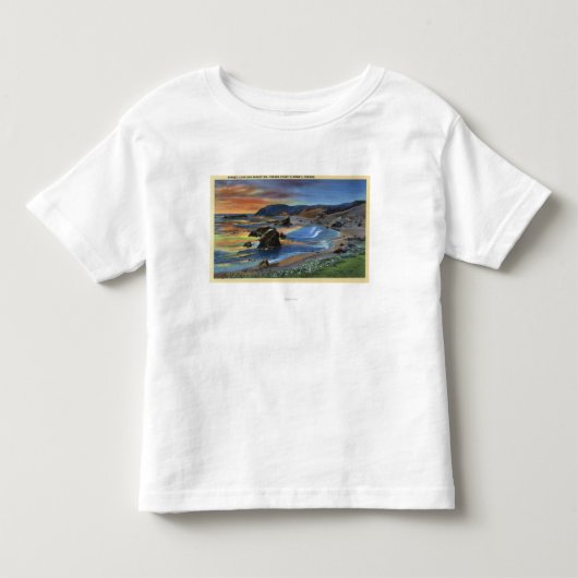 オレゴンの岬サンSabastianの日没 トドラーTシャツ (正面)