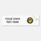 オレゴンの州のシール バンパーステッカー (正面)