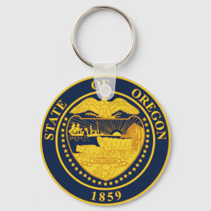 オレゴンの州のシールKeychain キーホルダー