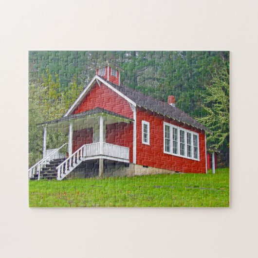 オレゴンの旧校舎。 ジグソーパズル (横)