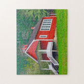 オレゴンの旧校舎。 ジグソーパズル (縦)