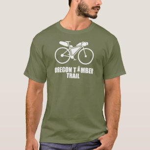 オレゴンの木道ビケパッキング Tシャツ