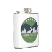 オレゴンの材木道 フラスク (右)