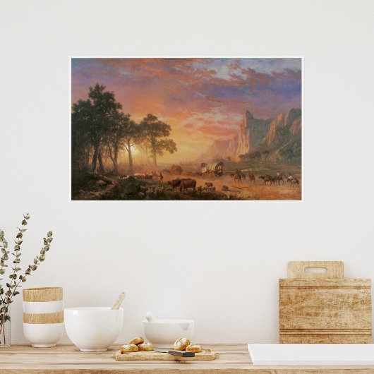 オレゴンの歩道 ポスター (キッチン)