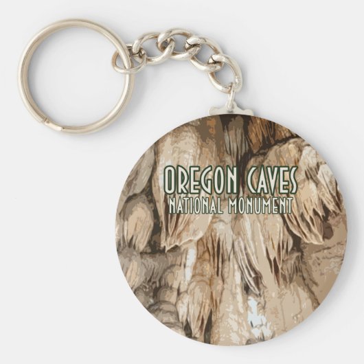 オレゴンの洞窟の天然記念物 キーホルダー (正面)