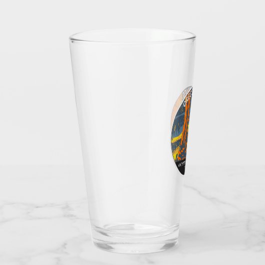 オレゴンの洞窟ナショナルモニュメントオレゴンの円 タンブラーグラス (右)