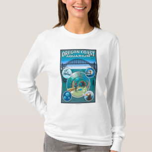 オレゴンの海岸のアクアリウム Tシャツ