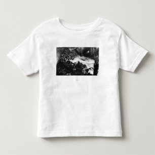 オレゴンの海岸のアシカは内部の眺めに洞窟を作ります トドラーTシャツ
