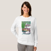 オレゴンの海岸のカニ Tシャツ (正面フル)