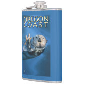 オレゴンの海岸のラッコ フラスク (左)