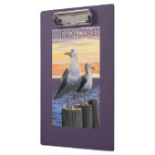 オレゴンの海岸の海カモメ クリップボード (左)