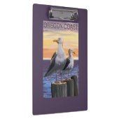 オレゴンの海岸の海カモメ クリップボード (右)