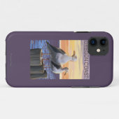オレゴンの海岸の海カモメ Case-Mate iPhoneケース (裏面(横))