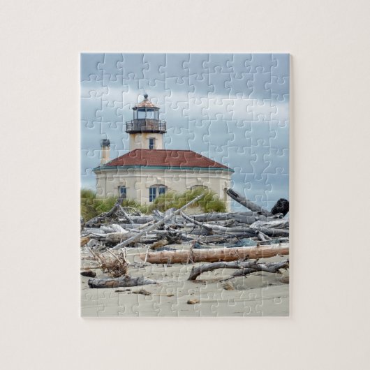 オレゴンの海岸の灯台 ジグソーパズル (縦)