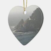 オレゴンの海岸の灯台 セラミックオーナメント (左)