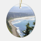 オレゴンの海岸の眺め セラミックオーナメント (左)