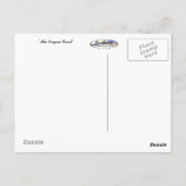 オレゴンの海岸の郵便はがき ポストカード (裏面)