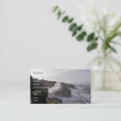 オレゴンの海岸線 名刺 (スタンド正面)