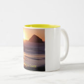 オレゴンの海岸 ツートーンマグカップ (正面右)