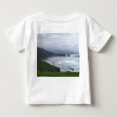 オレゴンの海岸 ベビーTシャツ (裏面)