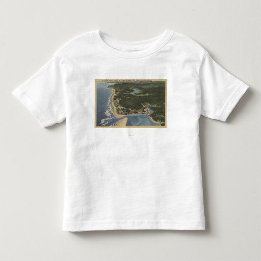 オレゴンの海岸- Siletz湾、タフト、Nelscott トドラーTシャツ (正面)