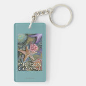 オレゴンの海岸Tidepool キーホルダー (裏面)