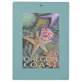 オレゴンの海岸Tidepool クリップボード (裏面)