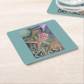 オレゴンの海岸Tidepool スクエアペーパーコースター (アングル)