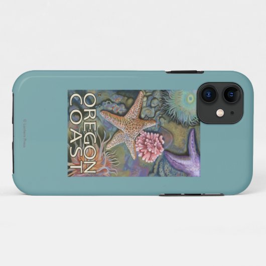 オレゴンの海岸Tidepool Case-Mate iPhoneケース (裏面(横))