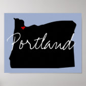 オレゴンの町 ポスター (正面)