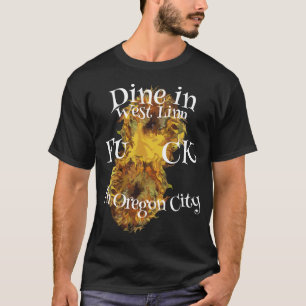 オレゴンの西リンフックで食事 Tシャツ