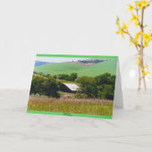 オレゴンの農場 カード (黄色い花)
