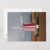 オレゴンの風車の郵便はがき ポストカード (正面/裏面)