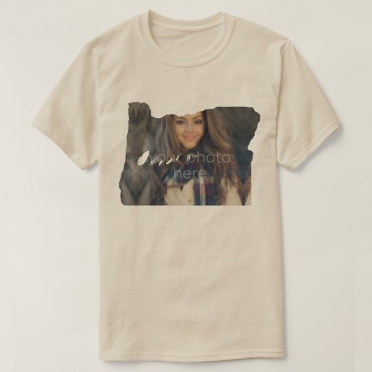 オレゴンのTシャツの写真州 Tシャツ (デザイン正面)