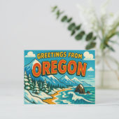 オレゴンはがき ポストカード (スタンド正面)
