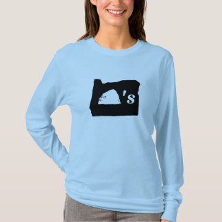 オレゴンは三角波を揺すります Tシャツ