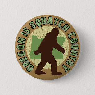 オレゴンはSquatchの国です 缶バッジ